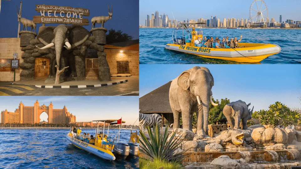 Combo: 99 Minutes Premium Boat Tour + FREE Emirates Park Zoo - Image 1