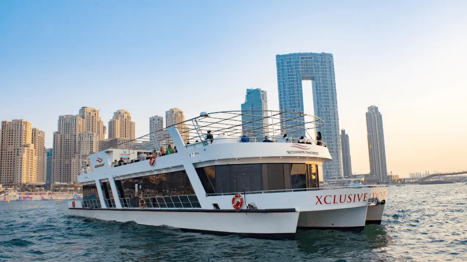 Dubai Marina Sunset Cruise with International Buffet - Image 1